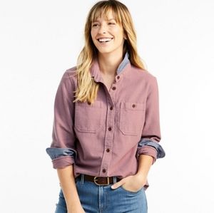 L.LBean Heritage Chamois Shirt Sz M